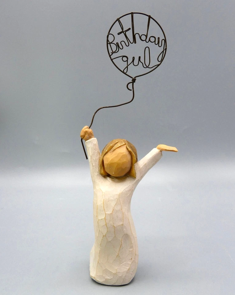 Willow Tree Birthday Girl Figurine 2005 Susan Lordi - Very Good Condition - Image 1 of 4