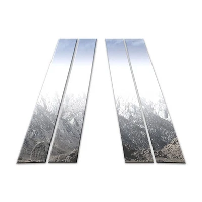 4p Stainless Pillar Post Covers fits 2012-2016 Audi allroad by Brighter Design - Image 1 of 4