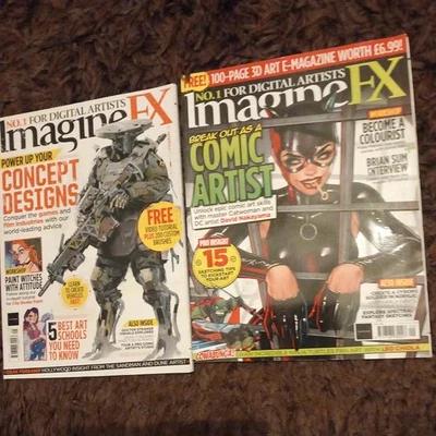 2 x IMAGINE FX CHARACTER DESIGN Special No 229 & 225  WAYFINDER - Image 1 of 3
