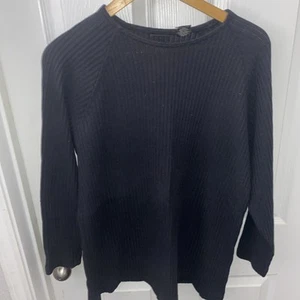 NY & CO Vintage80’s-90 Black Long Sleeve Sweater size XL - Picture 1 of 5