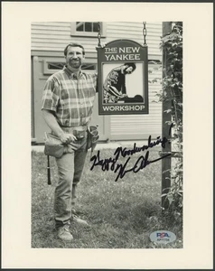 NORM ABRAM signed 8x10 photo | "This Old House" & "Yankee Workshop" auto PSA/DNA - Picture 1 of 1