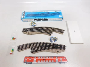 Märklin H0 AC 5140 Curve Switch Pair M-Track Box #EF492-1 - Picture 1 of 5