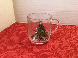 Luminarc VINTAGE Christmas Tree w/ Toys 6” Drinking Glasses And Mugs Set Of 12 - Picture 1 of 7