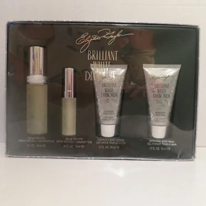 4 pz diamanti bianchi brillanti Elizabeth Taylor eau de toilette lozione lavaggio corpo - Foto 1 di 4