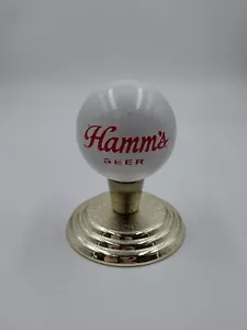 Vintage Hamm's Beer Tap Handle 3'' Sphere Globe Ball Rare - Picture 1 of 1