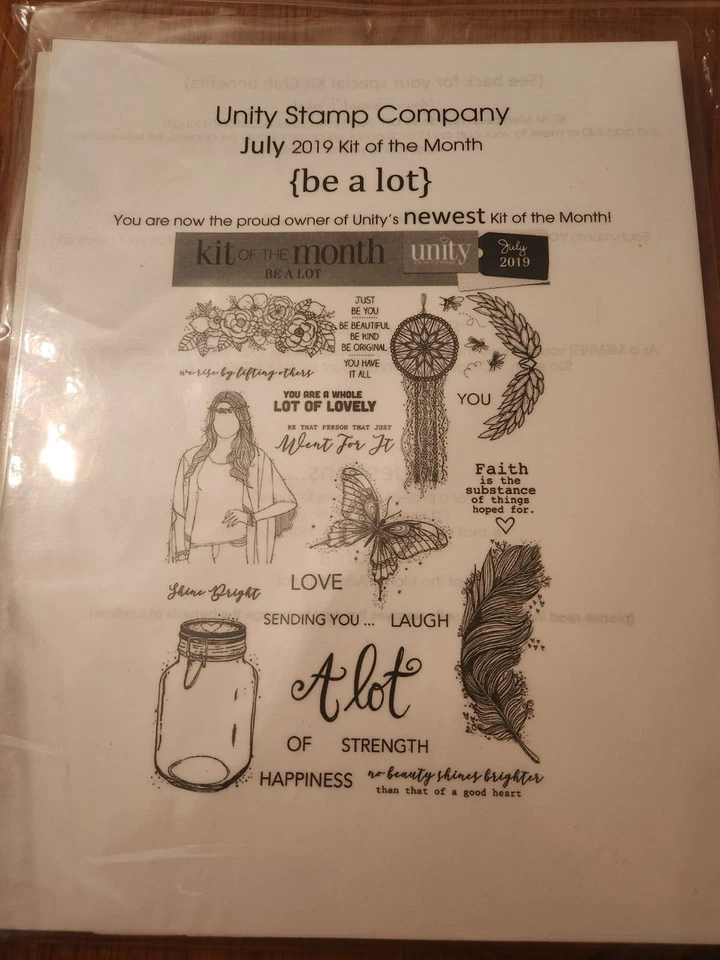 Nov 2016- KIT OF THE MONTH UNITY STAMP COMPANY- Midnight Kisses RS-55 - Image 1 of 1