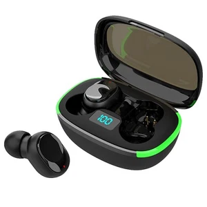 Wireless Bluetooth Earbuds In-Ear Stereo Earphones LED Charging Case Noise Black - Picture 1 of 18