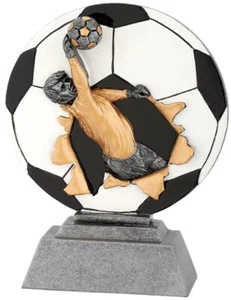 3D-Fussball-Pokalständer "Torwart" (FG 1025-TW) Höhe=16 cm inkl.Gravur - Bild 1 von 1