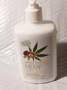 Hemp & ARGAN Body Lotion Helps Rejuvenate Your Skin 16.9 Oz Natural Therapy - Picture 1 of 2