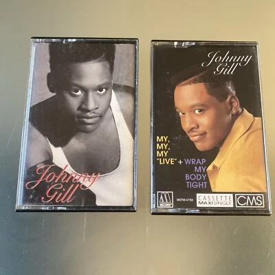 Johnny Gill 2 Cassette LOT: Self Titled & My My My Live / Funk Soul Motown - Image 1 of 4