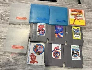 (5) NES GAMES W/ Cases Anticipation, Tetris, Bases Loaded 1 & 2 , Baseball Stars - Picture 1 of 6