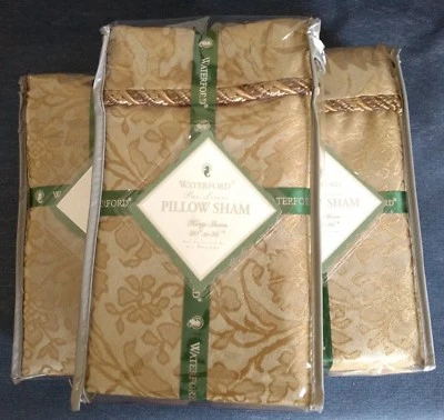 Ropa de cama Waterford ~ “FOXFORD” ~ FUNDA DE ALMOHADA ~ King 20" x 36" ~ Nueva en paquete Foto 1 de 4