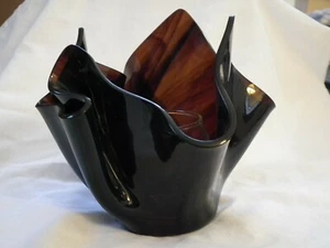 Klass Works fused glass candle holder - excellent condition - Picture 1 of 5