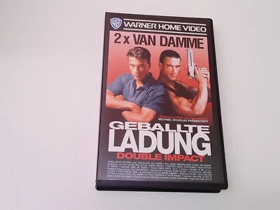 G3ballte Ladung 1991 VHS German PAL Video Großbox J.C. Van Damme Double Impact - Bild 1 von 4