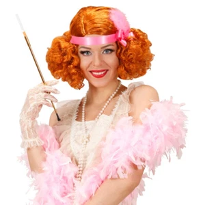 20er Jahre Haare rot Charleston Perücke rotbraun Can Can Showgirl Burlesque - Bild 1 von 2