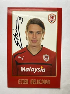Autograph ETIEN VELIKONJA-Cardiff City FC-3 Caps SLOVENIA-Ex-Maribor-signed - Picture 1 of 2