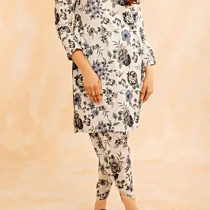  Pakistanisches Salwar Kameez Kleid Damen Große 2 Teilig - Bild 1 von 3