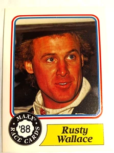 * #14 RUSTY WALLACE 1988 Maxx card... damaged card, free with another purchase - Picture 1 of 8