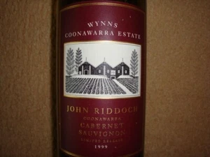 Wynns John Riddoch 1999 N/M Empty Magnum Wine Bottle 1.5 L - Picture 1 of 2