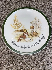 HOLLY HOBBIE PLATE 1977 10", "Happiness is found in little things" Collectors.. - Picture 1 of 2