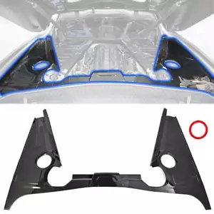 Carbon Fiber Rear Engine Bay Panel Cover Frame Guard For Corvette C8 2020-2025 - Picture 1 of 13
