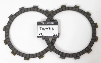 (2) Placa de fricción de dos embrague Triumph Daytona Speed Triple Sprint Tiger T1170716 Foto 1 de 2