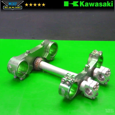 GENUINE RIDENG 2006 KAWASAKI KX250F BILLET TRIPLE CLAMP FORK TREE STEERING STEM - Image 1 of 4