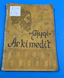 OLD ALBANIA BOOK-TREGIME FANTASTIKO-SHKENCORE-NIKO DEDA-GJYGJI I ARKIMEDIT-1973 - Picture 1 of 10