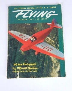 Vintage FLYING Magazine October 1947 Aircraft Airplanes Vol. 41 No. 4 - Picture 1 of 6