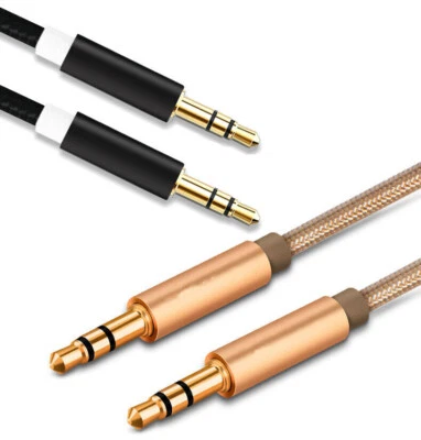 AUX Cable 3.5mm Male to Male Audio Cord Headphone Connect Audio Wires For PC MP3 - Image 1 of 4