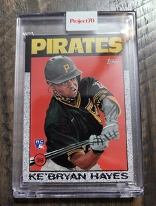 2021 Topps Project70 #405 Ke'Bryan Hayes/1594*/Jacob Rochester - Picture 1 of 2