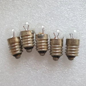 5pcs vintage E10 bulb Tesla 6.3V 0.3A repair radio amplifier measuring equipment - Foto 1 di 4