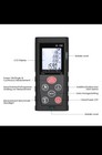 Handheld digital laser measure, 80m 262ft, UK
