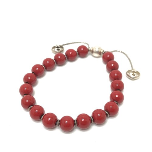 GUCCI 286673 Braccialetto con accessorio a sfera cuore G ad incastro