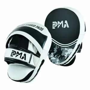 PMA Elite Curved Focus Pads Mitts Boxing MMA Target Hook And Jab Punch Muay Thai - Picture 1 of 1