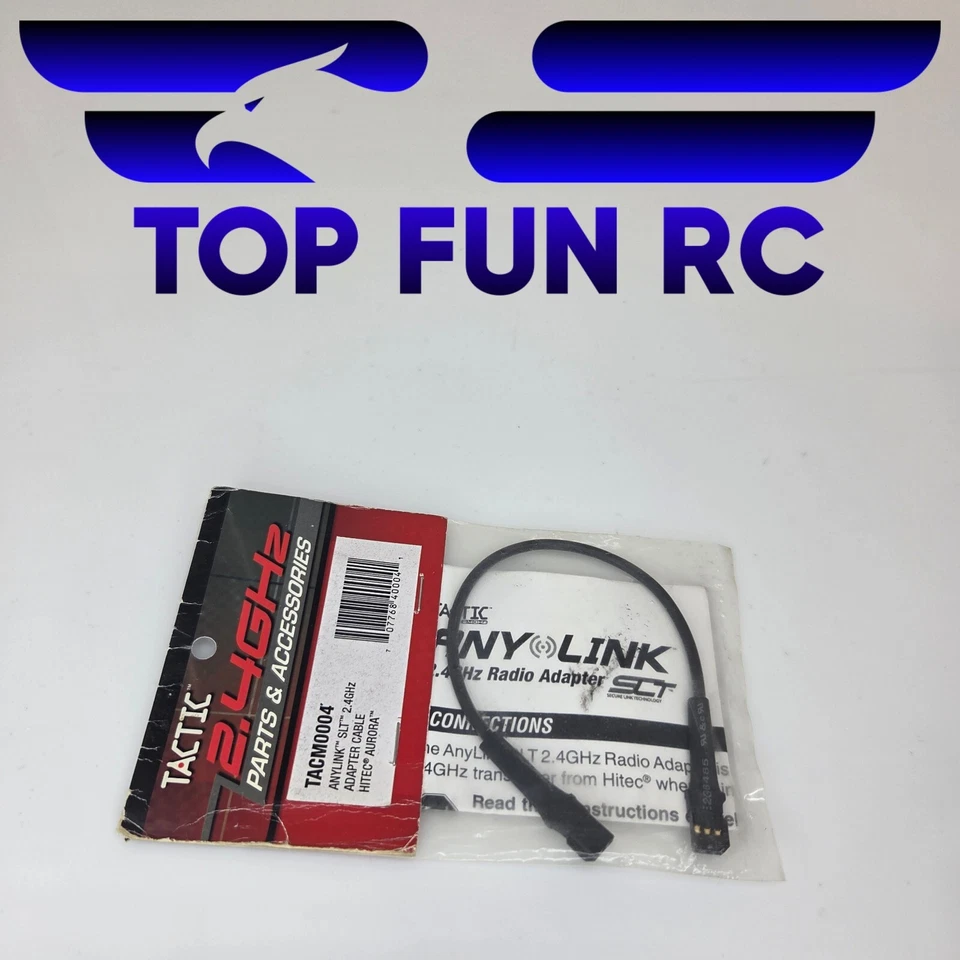 Tactic RC TACM0004 Anylink "SLT" 2.4GHz Adapter Cable Hitec Aurora - Image 1 of 1