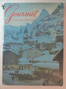 Vintage baking cooking Gourmet The Magazine of Good Living December 1970 XXX - Picture 1 of 4