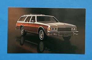 Car Postcard 1977 Chevrolet Caprice Station Wagon Automobile - Picture 1 of 2