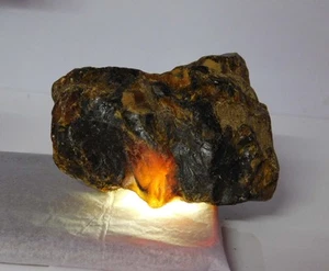 Orange Amber Rough 519.23 Carat Natural Certified Earth Mined Loose Gemstone - Picture 1 of 6