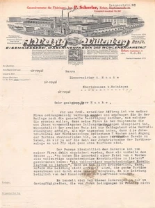 Fonderia in ferro Welzig - Wittenberg - 1931 - lettera storica ~21x28cm - Foto 1 di 1