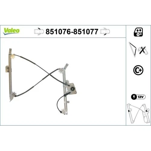 Fensterheber Valeo 851076 für Bmw Vorne Links - Bild 1 von 3