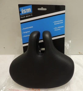 Asiento de bicicleta ancho plano ism Innovative Saddle Maker BERKLEY ~ VL-9087 negro - Imagen 1 de 6
