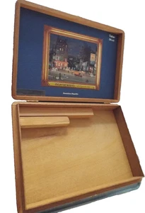 ***MONTECRISTO Monte leere Zigarrenkiste aus Holz Michael Delacroix Artwork" - Bild 1 von 6