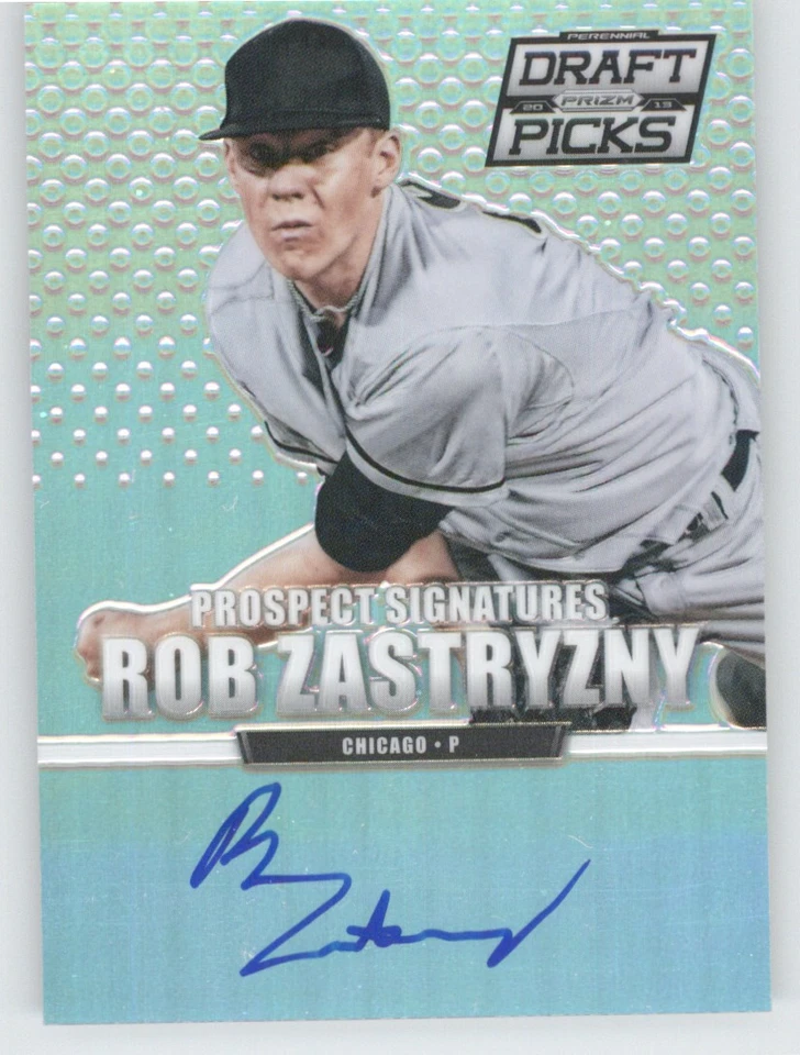 2013 Prizm Draft Picks #54 Rob Zastryzny Prospect Signatures Prizms - Image 1 of 2