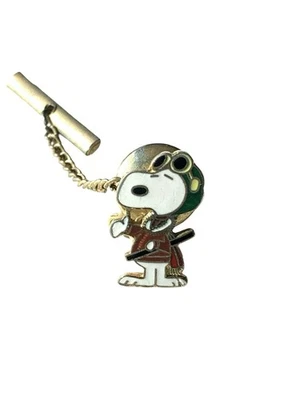 Vintage Peanuts Snoopy Flying Ace Enamel Lapel Pin - Image 1 of 4