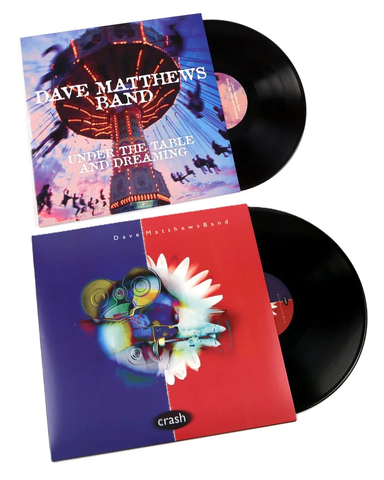 2 ALBUM LOT Dave Matthews Band CRASH + UNDER THE TABLE AND DREAMING Vinyl LP NEW - Image 1 of 1