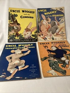 Uncle Wiggily Magazines Lot Of 4-  8.5 x 11 inches  10 Stories  1943 - Picture 1 of 17