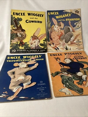 Uncle Wiggily Magazines Lot Of 4-  8.5 x 11 inches  10 Stories  1943 - Image 1 of 4