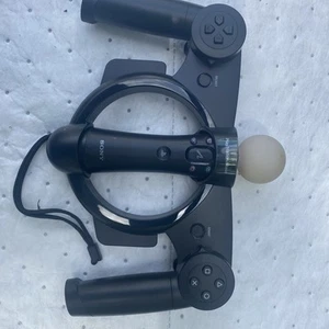 Play Station Move And Wheel - Picture 1 of 2