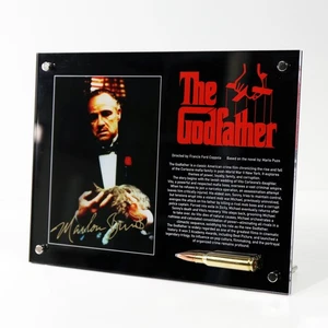 The Godfather Signed Movie Poster Memorabilia Acrylic Photo Display Stand. - Picture 1 of 7